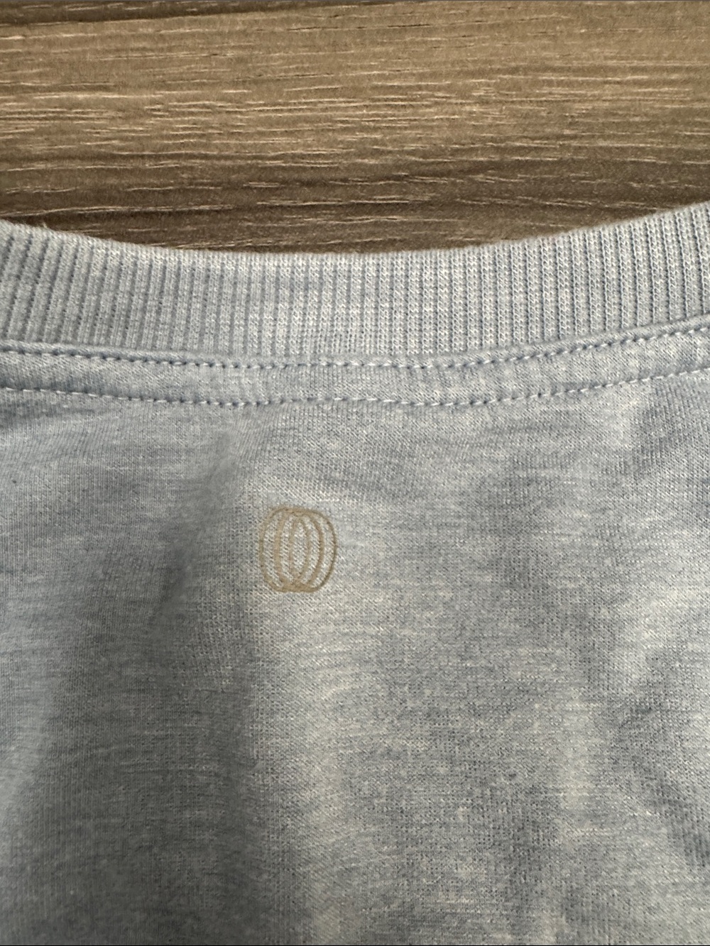 Balance Collection Pale Blue Raglan Pullover Sweatshirt - Picture 8 of 9